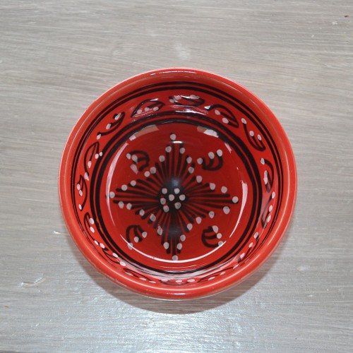 Bol Tatoué rouge - D 15 cm