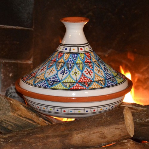 Tajine Bakir Royal Pâte à feu - D 30 cm