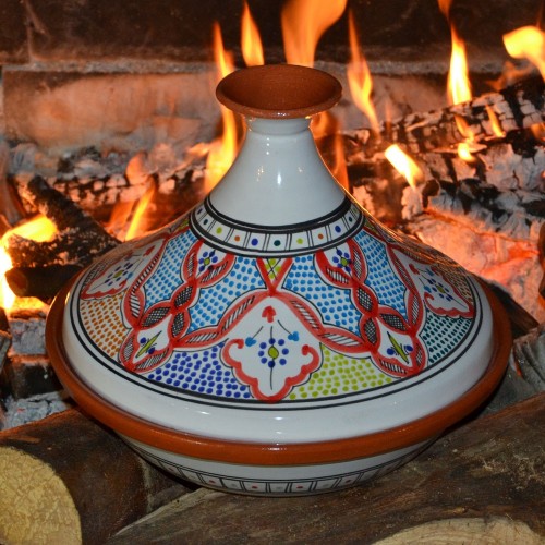 Tajine Marocain rouge - D 31 cm 