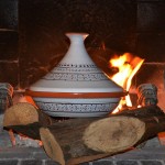 Tajine Marrakech Blanc - D 31 cm traditionnel