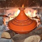 Tajine Marrakech Orange - D 31 cm traditionnel