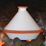 Tajine Spécial Feu Blanc - D 30 cm