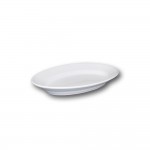 Plat ovale porcelaine blanche - L 23 cm - Tivoli