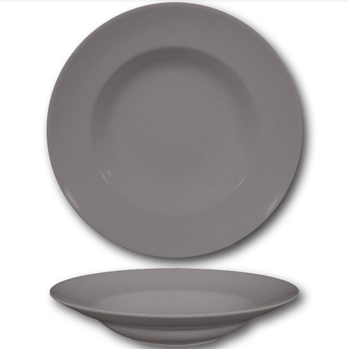 Assiette à pâtes Gris - D 26 cm - Napoli