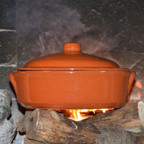 Casserole en terre cuite - D 30 cm